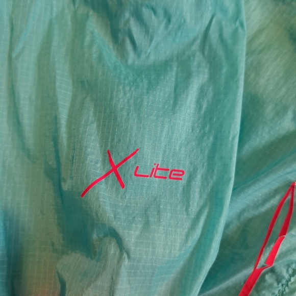 Karrimor Run X Lite women's size 12 light weight running jacket, teal VGUC - Picture 6 of 13
